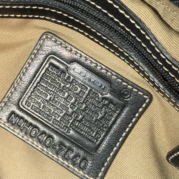Coach Black Leather Bag - Picture 6 of 14